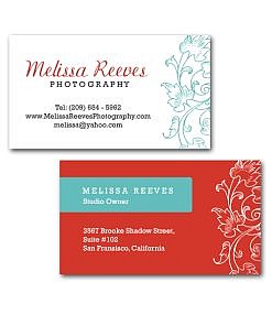 Melissa Business Card Template