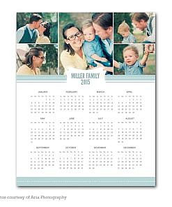 Joyful Year Calendar Template 2015