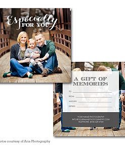 Just For You Gift Certificate Template