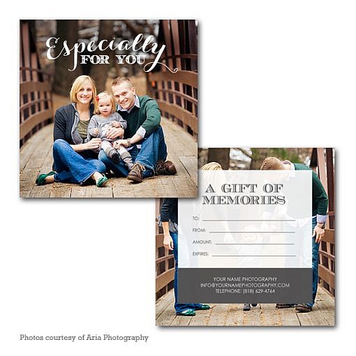 Just For You Gift Certificate Template