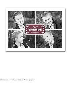 Warmest Wishes Holiday Card Template