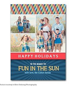 Summery Wish Holiday Card Template