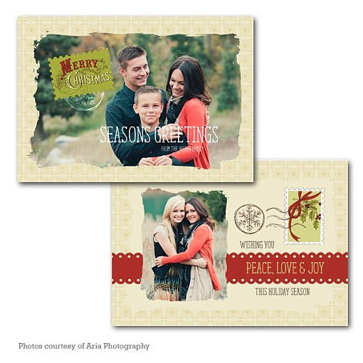 Season Greetings Holiday Card Template