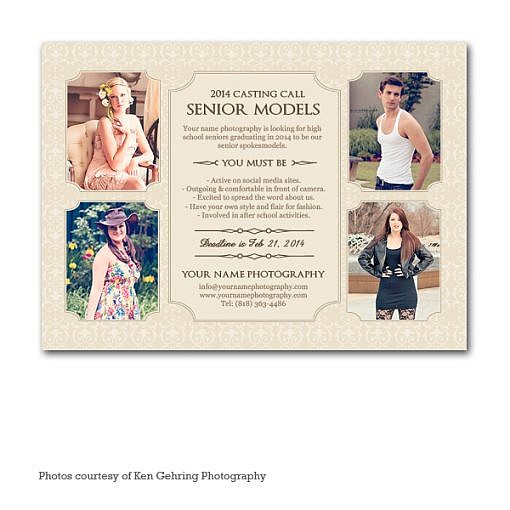 Ellevate Model Casting Card Template