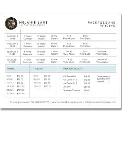 Mivolla Pricing Sheet