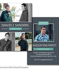 Pish Posh Graduation Announcement