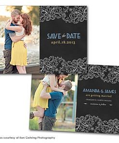 Sparrow Lane Save the Date Card Template