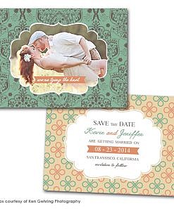 Chic LoveSave the Date Card Template