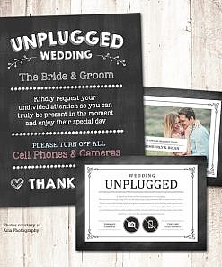 Unplugged Wedding Kit