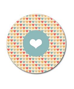 Heart Pop Sticker Template