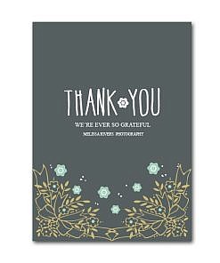 Florially Thank you Card