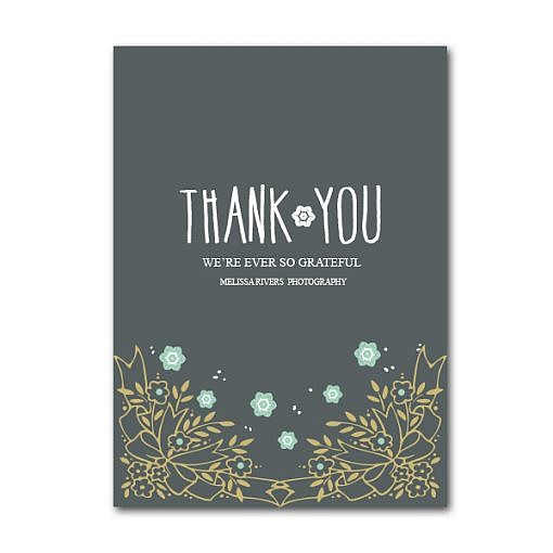 Florially Thank you Card