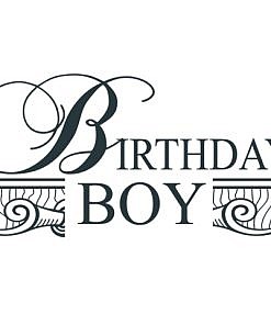 Birthday Boy Word Art