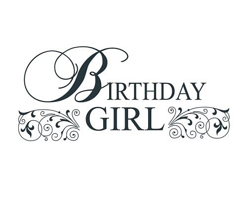 Birthday Girl Word Art