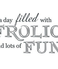 Frolic Fun Word Art