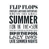 Flip Flops Word Art