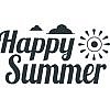 Happy Summer Word Art