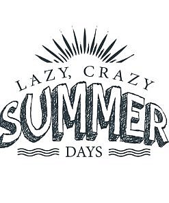 Lazy Summer Word Art