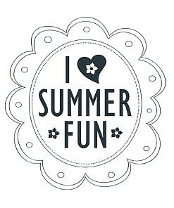 Summer Fun Word Art