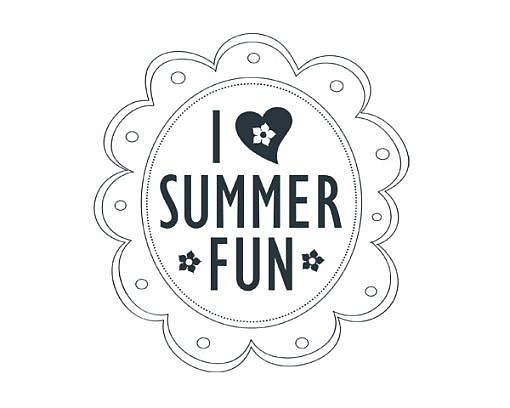 Summer Fun Word Art