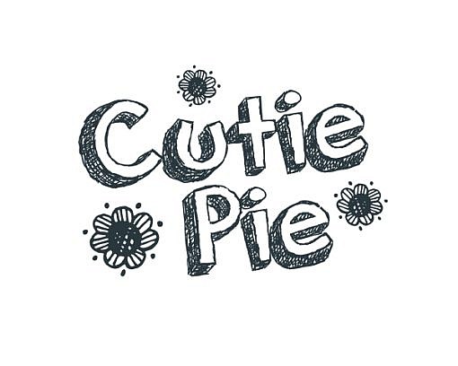 Cutie Pie Word Art