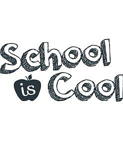 School Is Cool Word Art