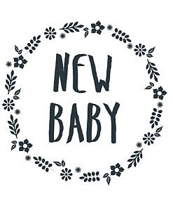 New Baby Word Art