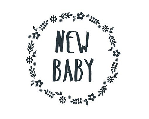 New Baby Word Art