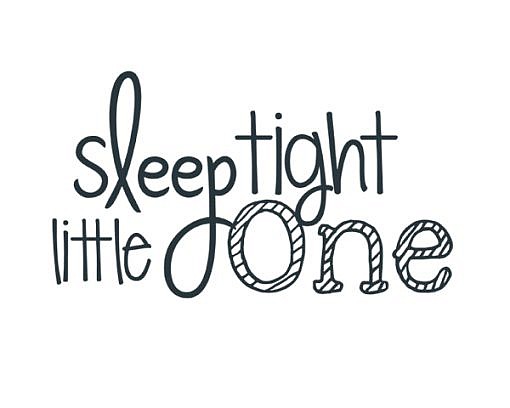 Sleep Tight Word Art