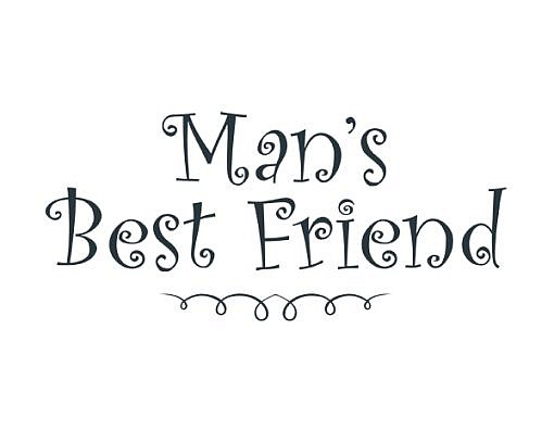 Man's Best Friend Word Art