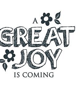 Great Joy Word Art