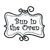 Bun In Oven Word Art