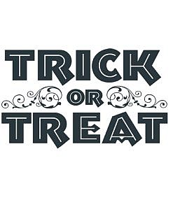 Trick Treat Word Art