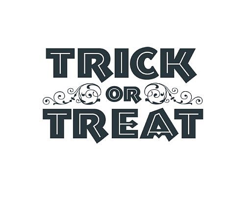 Trick Treat Word Art