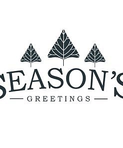 Season's Greetings Word Art