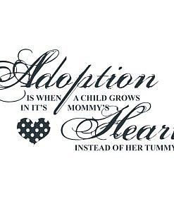 Adoption Mommy Word Art