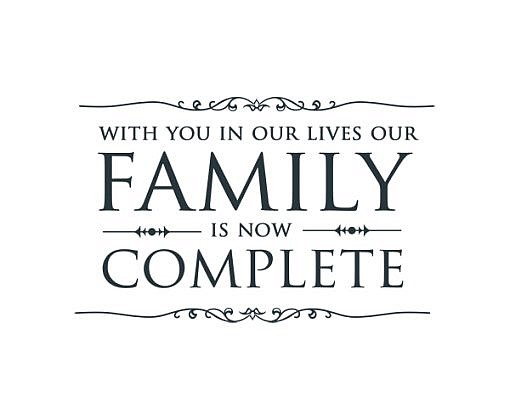 Family Complete Word Art