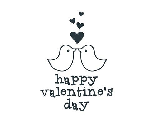 Happy Valentine's Day Word Art