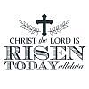 Risen Today Word Art