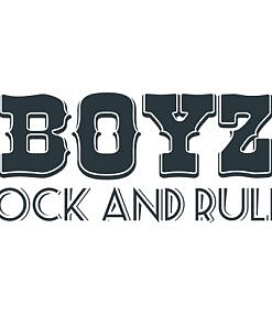 Boyz Rock & Rule Word Art