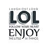 Laugh Out Loud Word Art