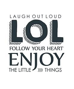 Laugh Out Loud Word Art