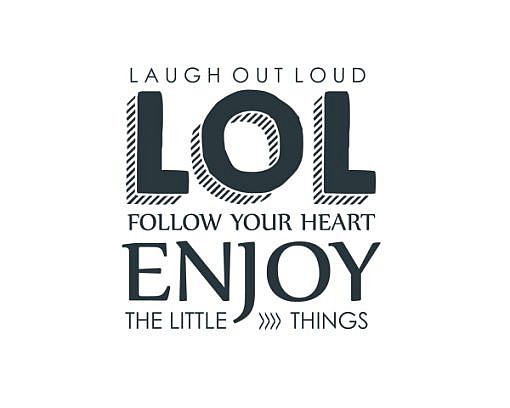 Laugh Out Loud Word Art