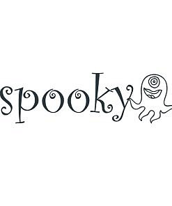 Spooky Word Art