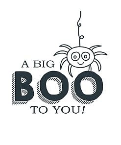 Boo Word Art