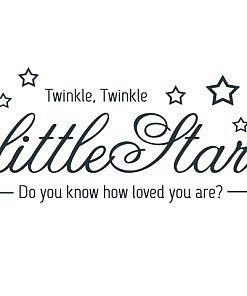 Twinkle Little Star Word Art