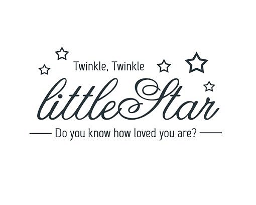 Twinkle Little Star Word Art