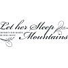 Let Her Sleep Word Art