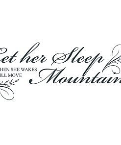 Let Her Sleep Word Art