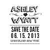 Ashley Save The Date Word Art